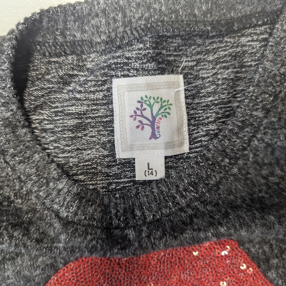 NWT ColorTree Size 14 Santa Sweater Gray - Picture 8 of 11